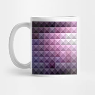 Russian Violet Abstract Low Polygon Background Mug